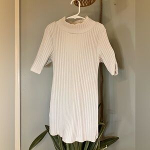 SXP LOFT Ribbed Mock Turtleneck